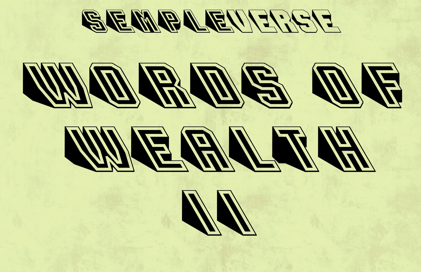 Words of Wealth 2