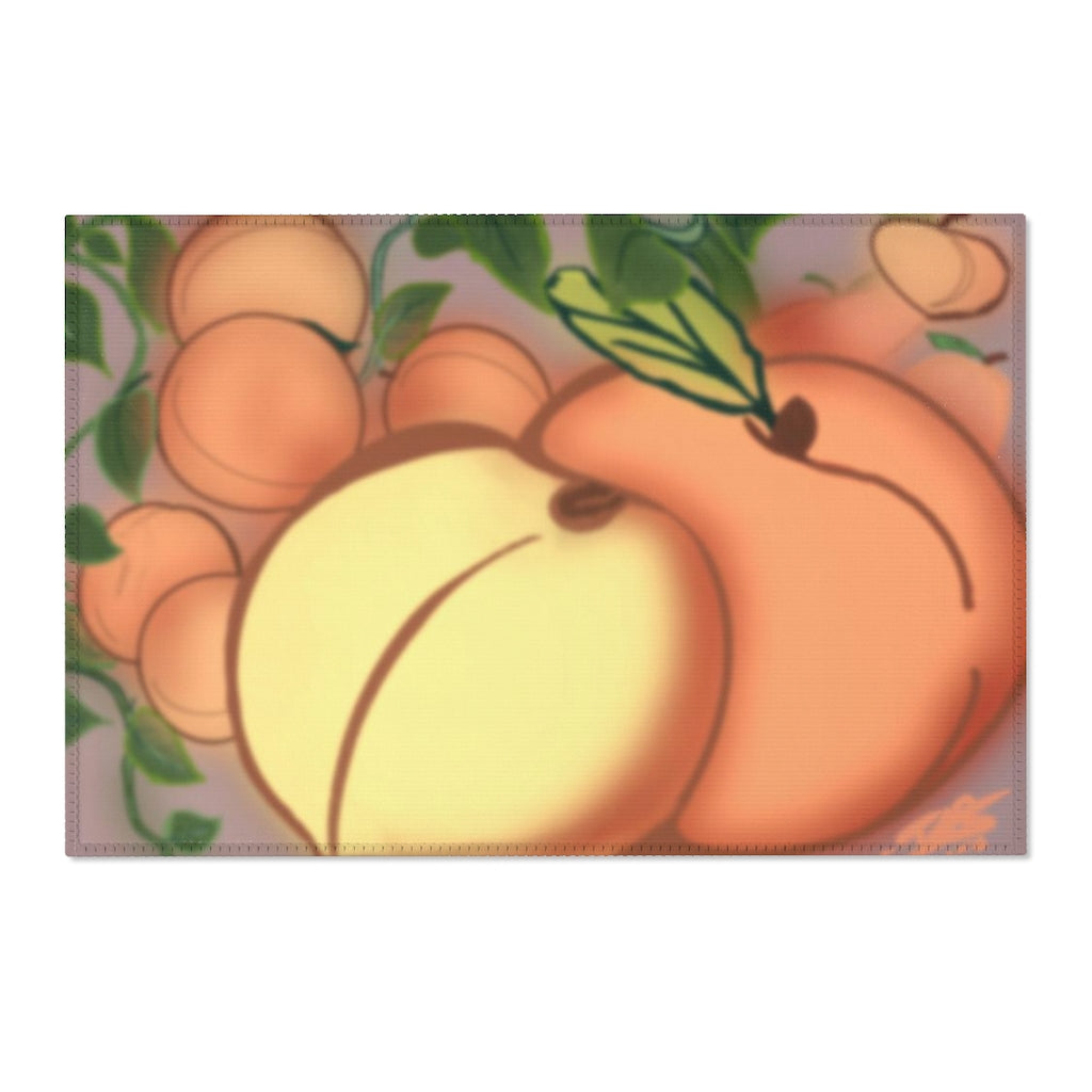 Virgin Peaches and Vine Area Rug